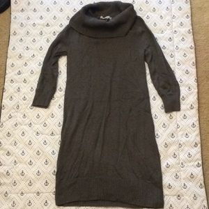 Banana Republic Cowl neck sweater dress XS brown